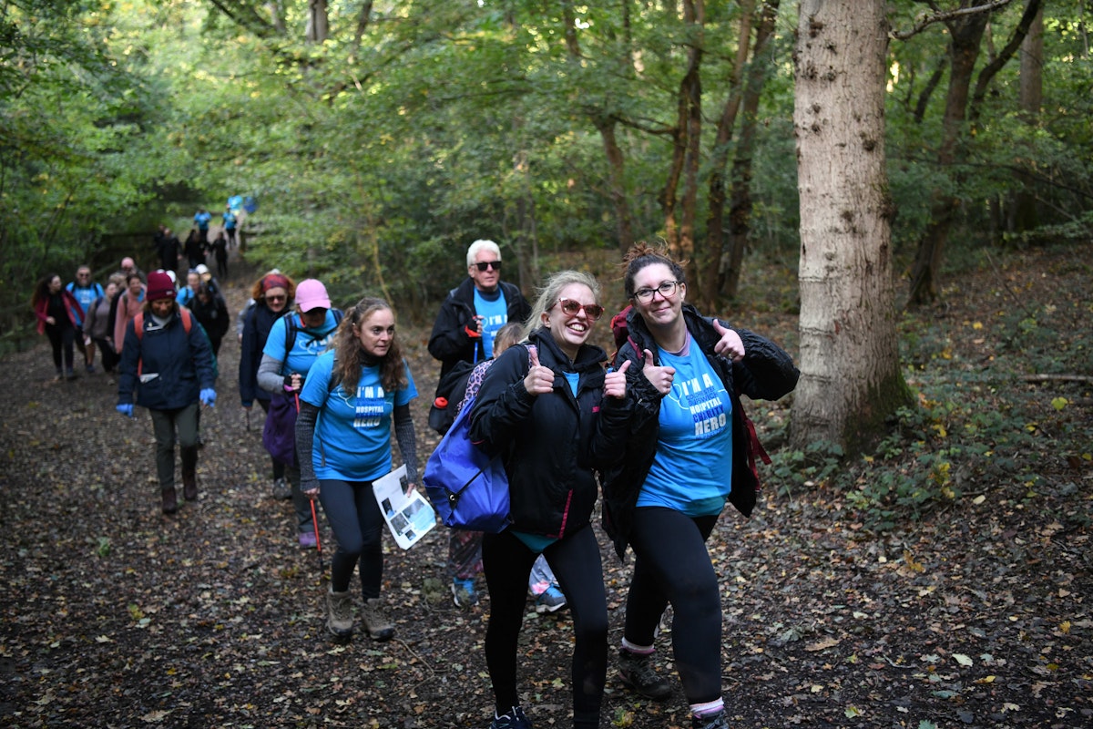 Colchester and Ipswich Hospital Charity hero hikers